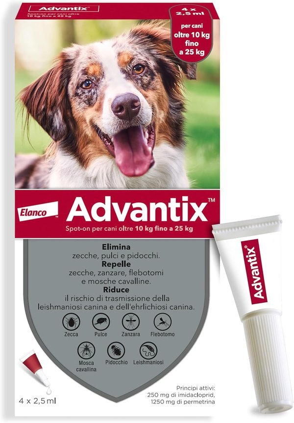 Advantix spot-on antiparassitario per cani