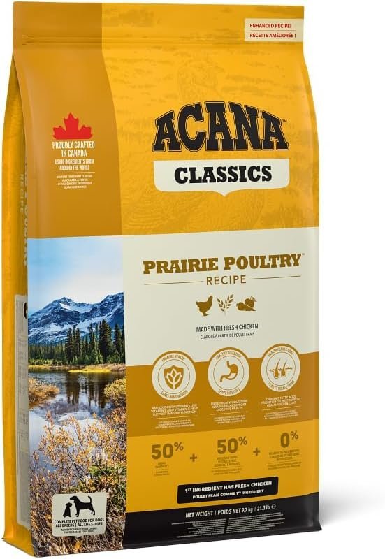 Acana Dog Classic Recipe Prairie Poultry - Confezione da 14,5 Kg