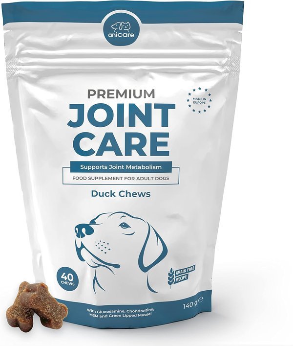 Anicare Premium Joint Care - Chews ad Alta concentrazione per Cani Che rifiutano Le compresse per Le articolazioni! con 