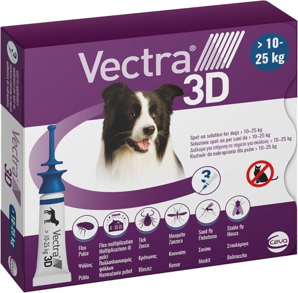 Vectra 3D spot-on antiparassitario per cani