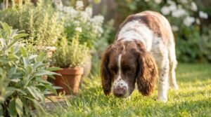 Cane mangia erba: perché lo fa e quando preoccuparsi