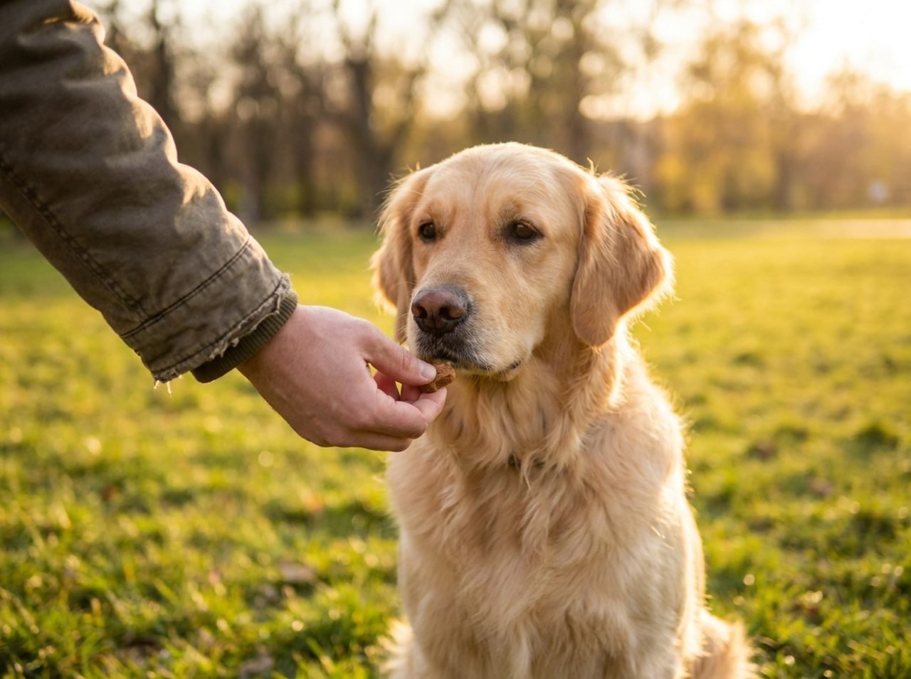 Addestramento con rinforzo positivo: premietto al cane