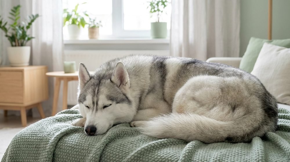 Husky dal manto sano e lucido