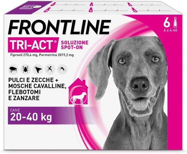 Frontline Tri-Act pipetta spot-on antiparassitaria per cani