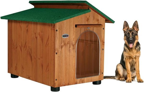Cuccia in legno rinforzata Made in Italy modello Alpi D per cani grandi