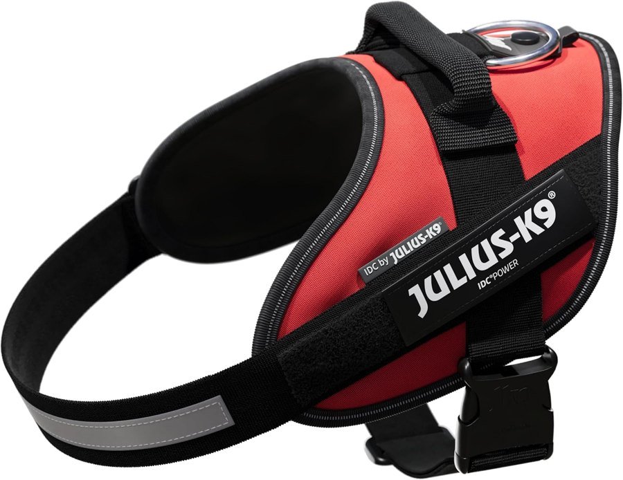 Pettorina Julius-K9 IDC Power rossa per cani taglia M