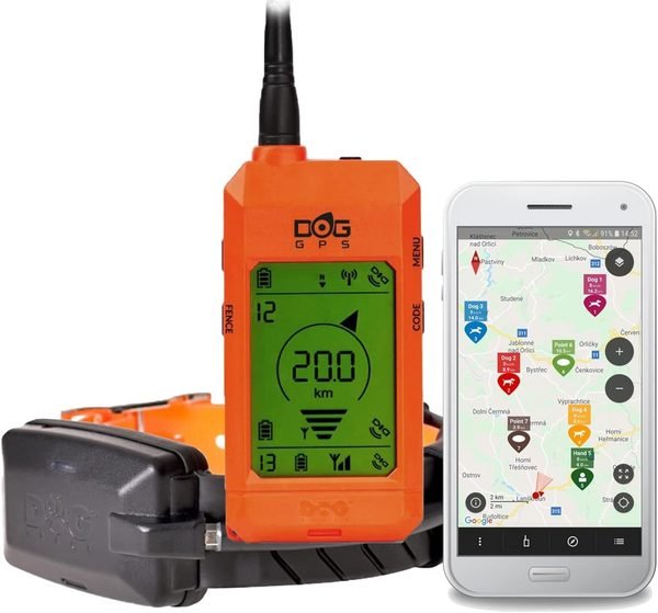Kit Dogtrace DOG GPS X30 con palmare e collare per cani da caccia